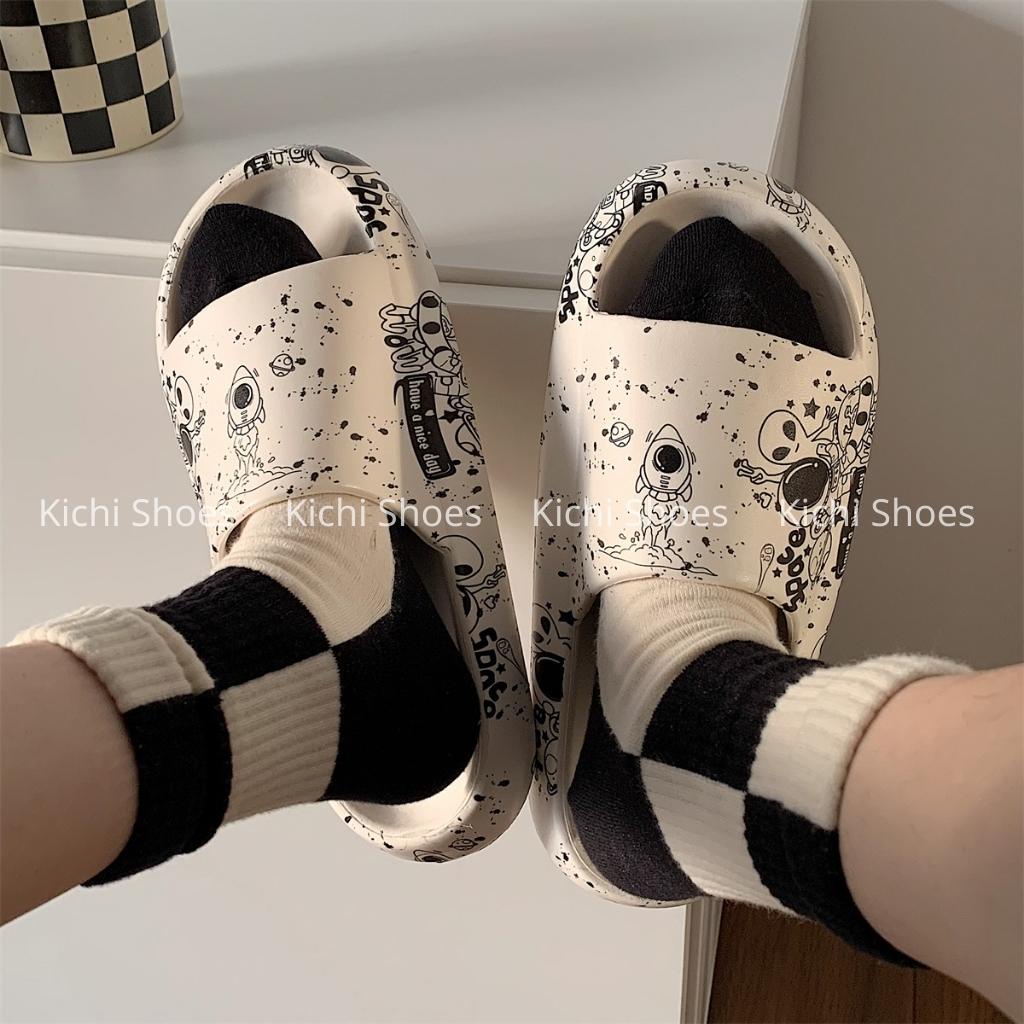 Dép phi hành gia màu trắng space chính hãng XIXITIAO - Kichi Shoes