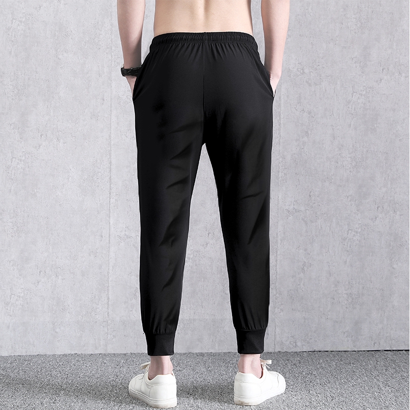 Quần dài lưng thun rút dây phong cách thể thao thời trang Hàn Quốc cho nam | BigBuy360 - bigbuy360.vn