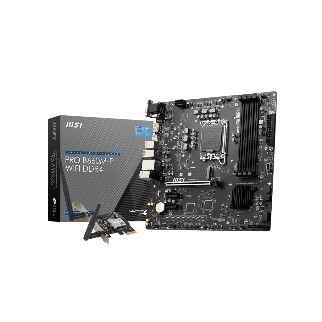 Mainboard MSI PRO B660M P WiFi DDR4 mới chính hãng bảo hành 36T