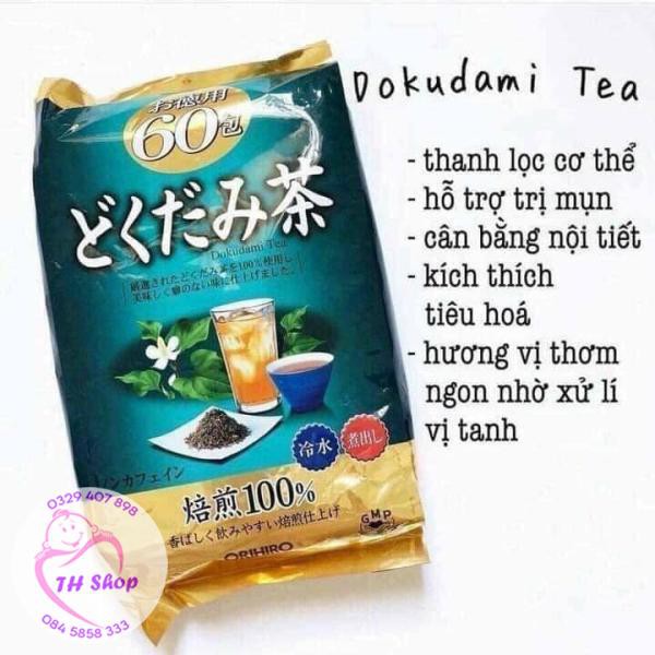 Trà Diếp Cá Orihiro Dokudami Tea 60 Túi Lọc Nhật Bản 180gr