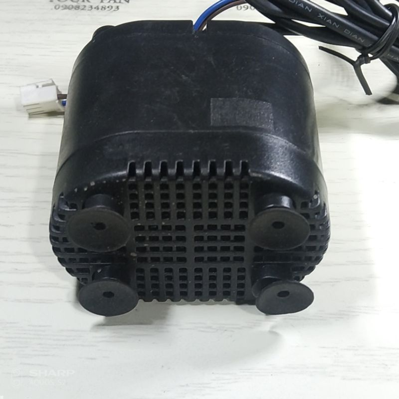 Máy bơm chìm 18W-220V-50Hz, ống ra 15mm, đẩy cao 1,8 mét, hút đáy, chuẩn dây đồng, dùng thay thế cho quạt mát hơi nước