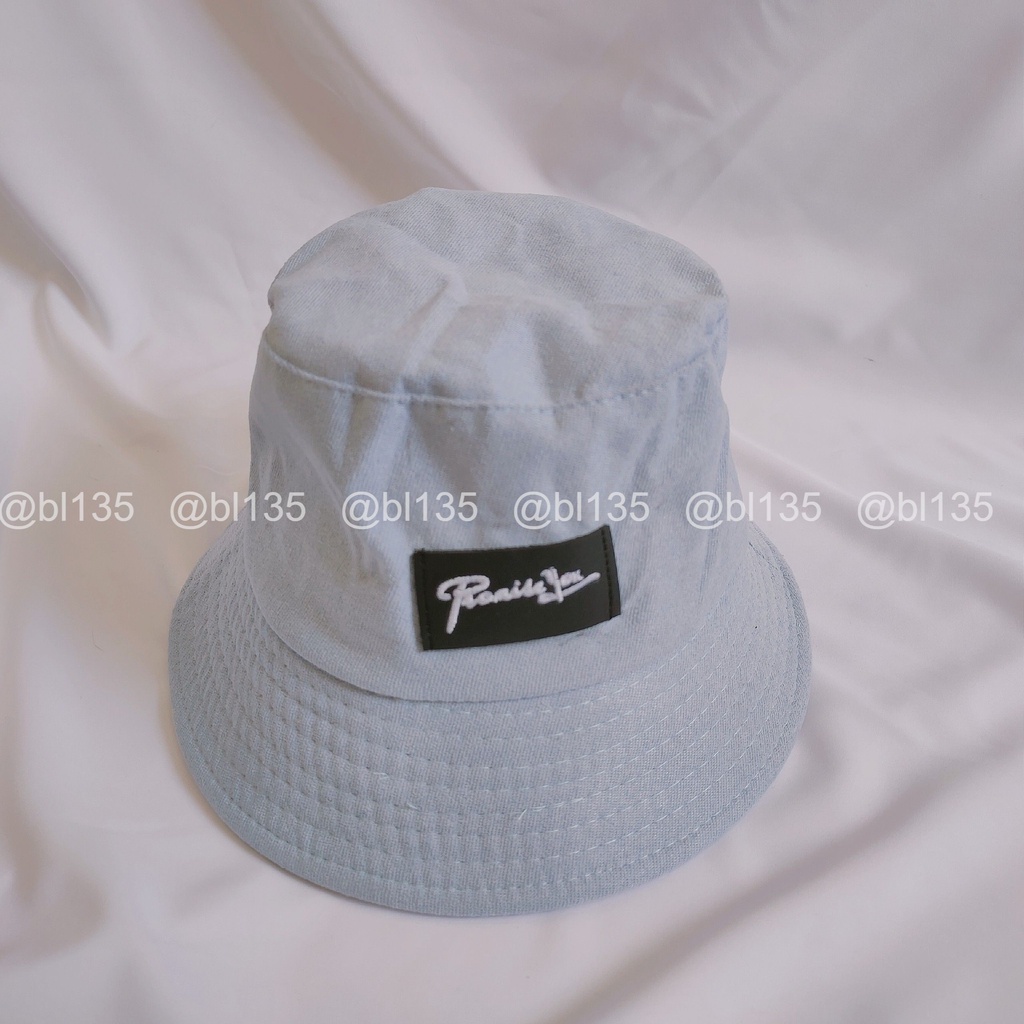 Nón Bucket Nam Nữ Thể Thao Vành Tròn 1 Lớp Đính Da Thêu Promissyou Chất Vải Nhung Thời Trang Ulzzang BL135