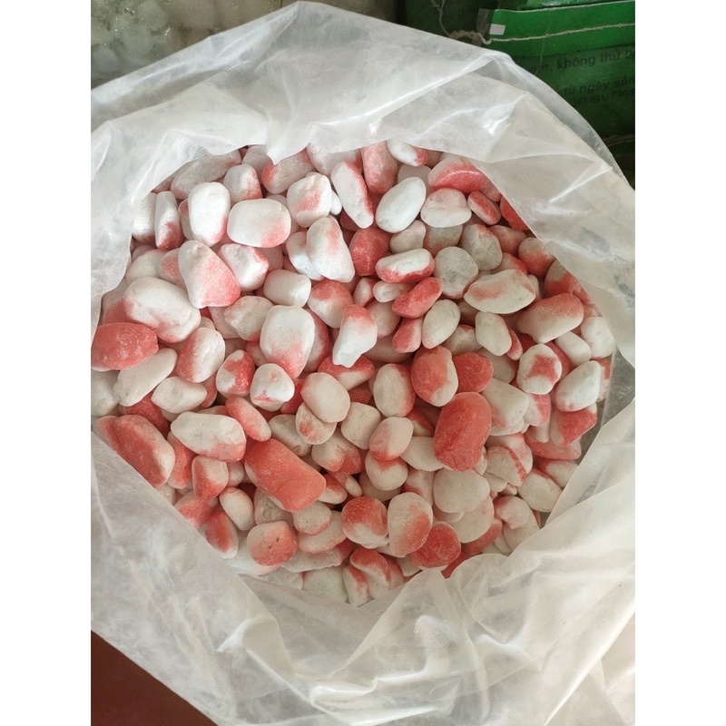 1kg Sỏi màu trang trí bể cá, sân vườn, tiểu cảnh....