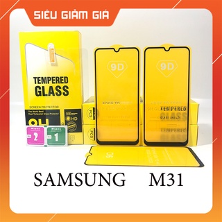 [Freeship-50k] Kính cường lực SAMSUNG M31 -Kính Trong Suốt / Full Màn Hình - Tặng Kèm Khăn Lau