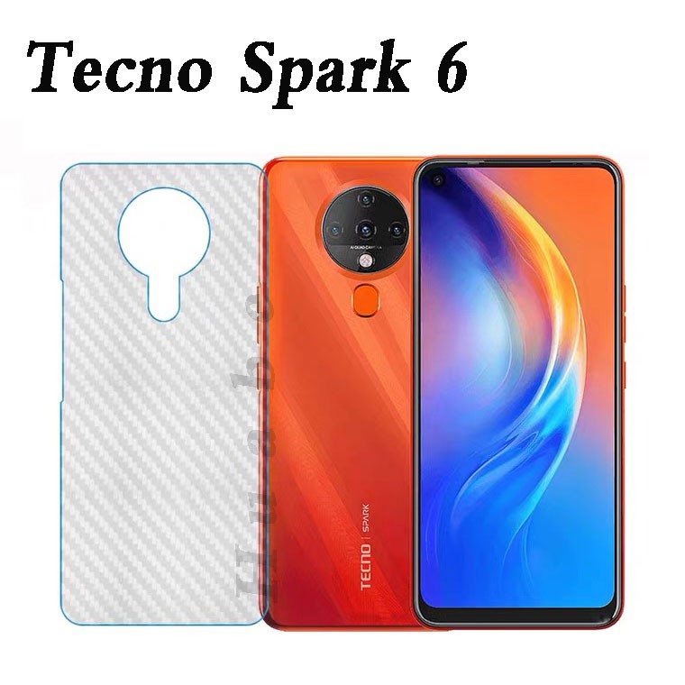 Phim Dán Phía Sau Chất Liệu Sợi carbon Cho Tecno Pova 3 Pova neo 2 6 / 6air spark 6 go camon 19 neo 6pro 4 / pouvoir 4pro Camoir 17P 16