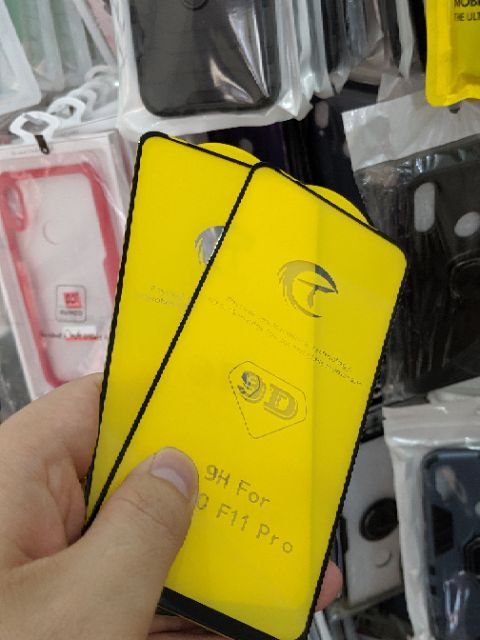Cường lực 9D thế hệ mới cho Huawei Y9 Prime 2019 / Oppo F11 Pro dùng chung full màn bóng đẹp trơn mượt ôm màn 2.5D