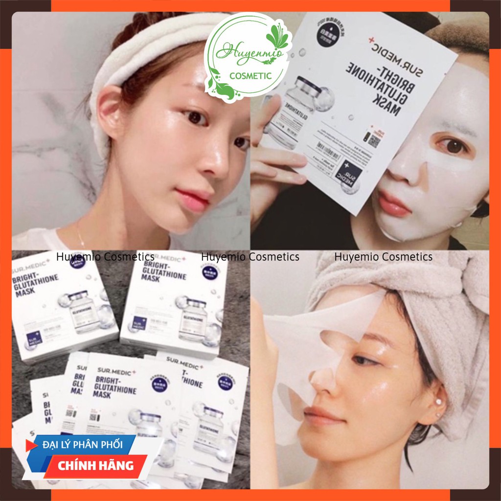 Mặt Nạ Trắng Da Sur.Medic Bright Glutathione Mask | Thế Giới Skin Care