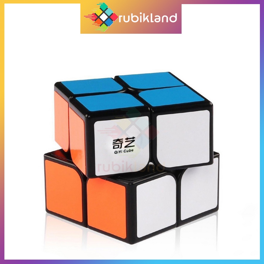 Rubik 2x2 QiYi QiDi Rubic 2 Tầng 2x2x2 Viền Đen Đồ Chơi Trí Tuệ