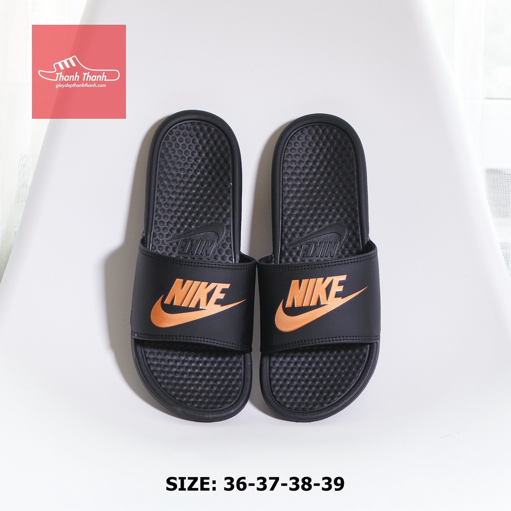 dép quai ngang nữ nk-nike mẫu basic logo trơn