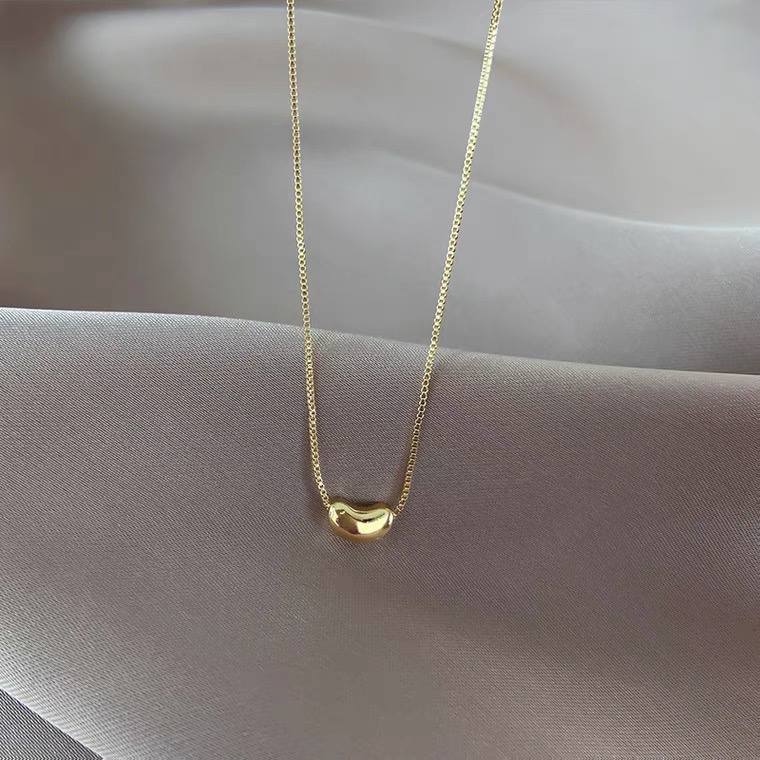 Dây chuyền, vòng cổ mặt hạt đậu may mắn NL040 Leace.accessories