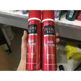 DOUBLE RICH mousse bọt tạo kiểu tóc SOFT HOLD 150ml (MẪU MỚI)