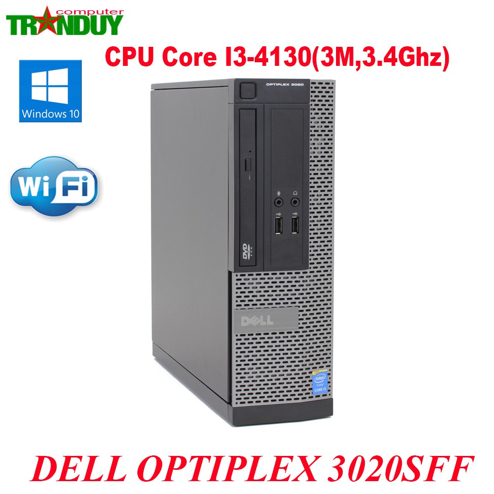 Máy Tính Bàn Dell Optiplex 3020SFF/Core I3-4130(3M.3.4Ghz)/ Likenew FullBox 99%/ BH 24 Tháng