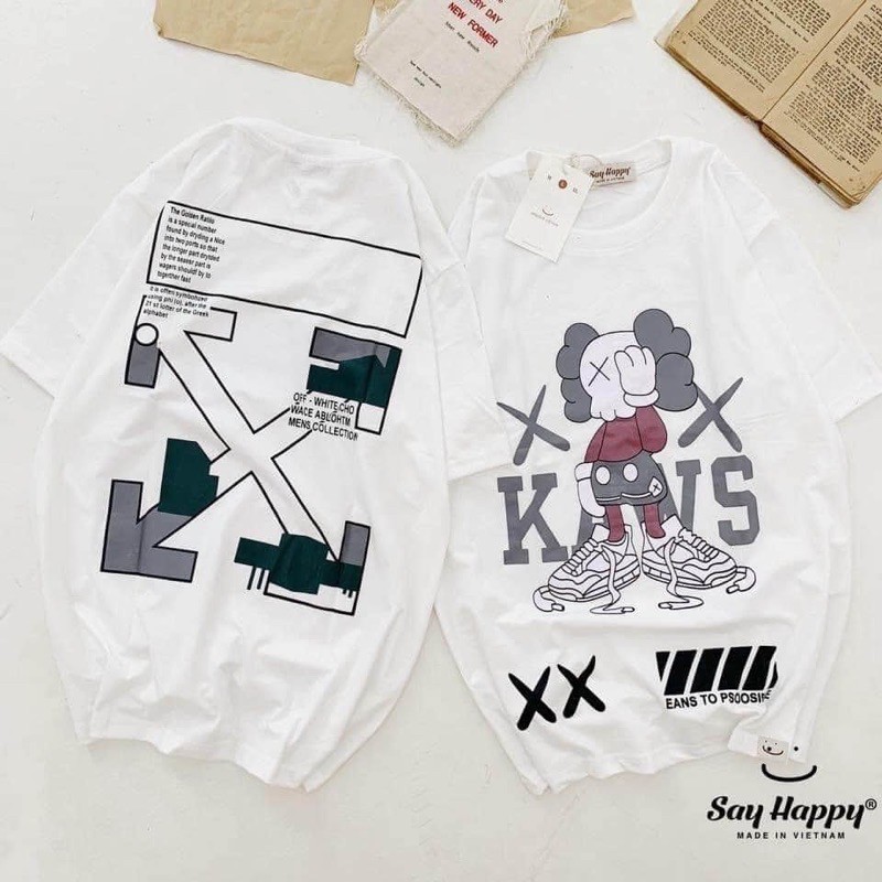 [Mã SKAMSALE06 giảm 10% tối đa 100K đơn 150K] Áo thun unisex from rộng cổ tròn tay lỡ freesize 38 - 70kg mũi tên xx | BigBuy360 - bigbuy360.vn