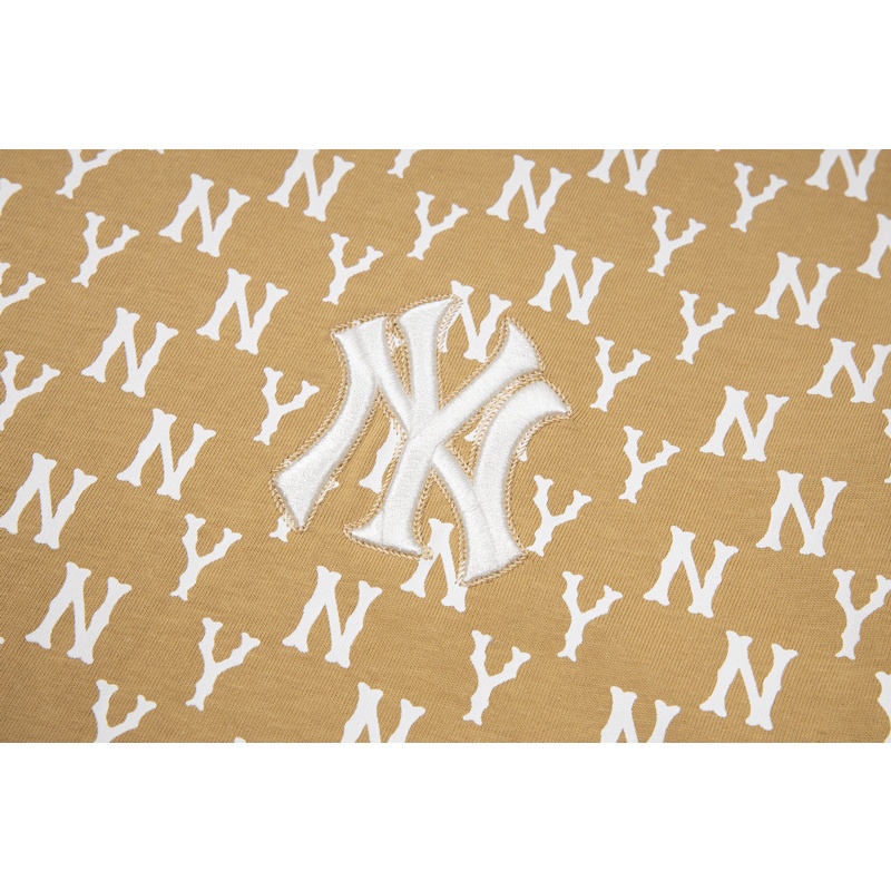 ❤❀  ❤ Áo Thun Cotton Tay Ngắn Thêu Họa Tiết MLB NY Thời Trang Cho Cặp Đôi