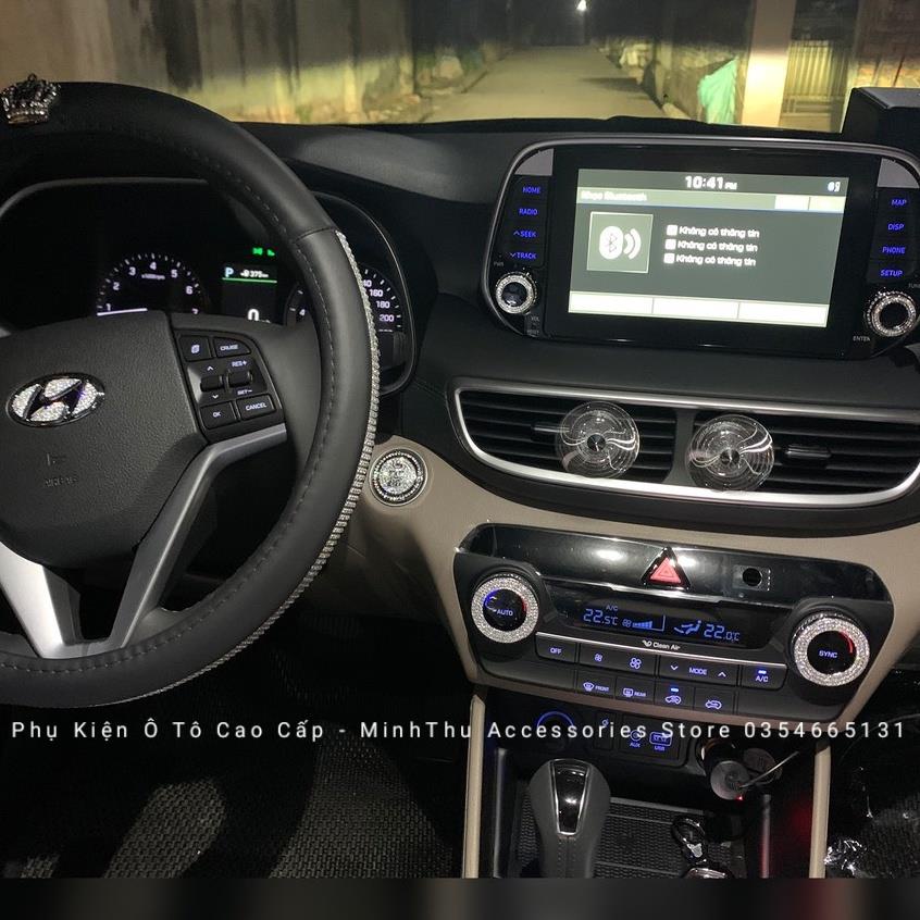Bộ Đính Đá Full Nội Thất Xe Hyundai Tucson - Đá Cao Cấp Swarovski