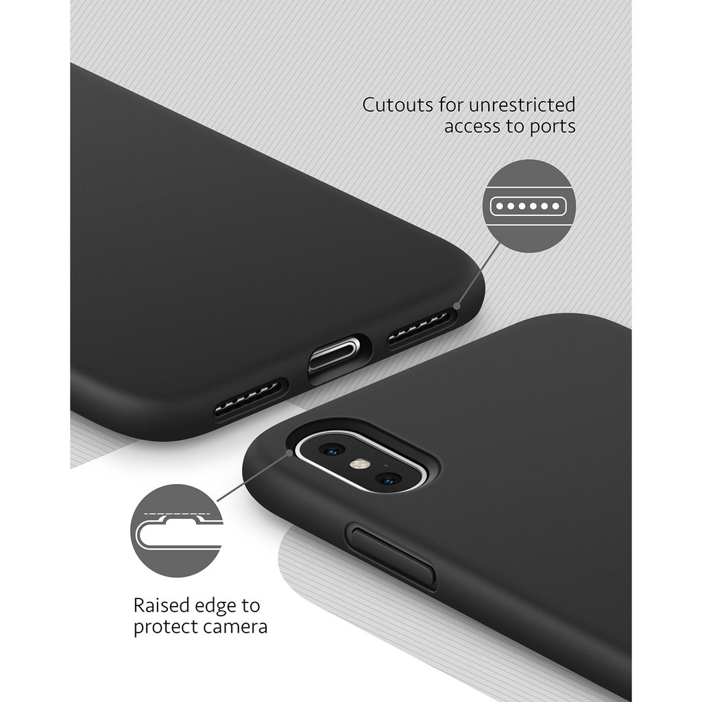 Ốp Lưng ANKER Karapax Silicone cho IPhone X A9028 mỹ