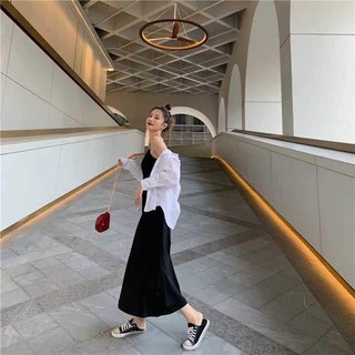 ĐẦM MAXI 2 DÂY XẺ TÀ