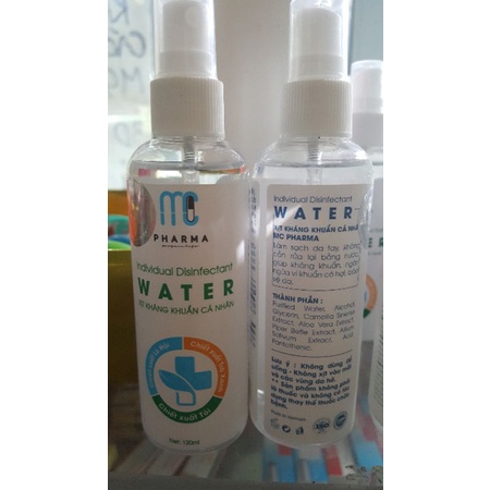 xịt kháng khuẩn cá nhân MC Pharma