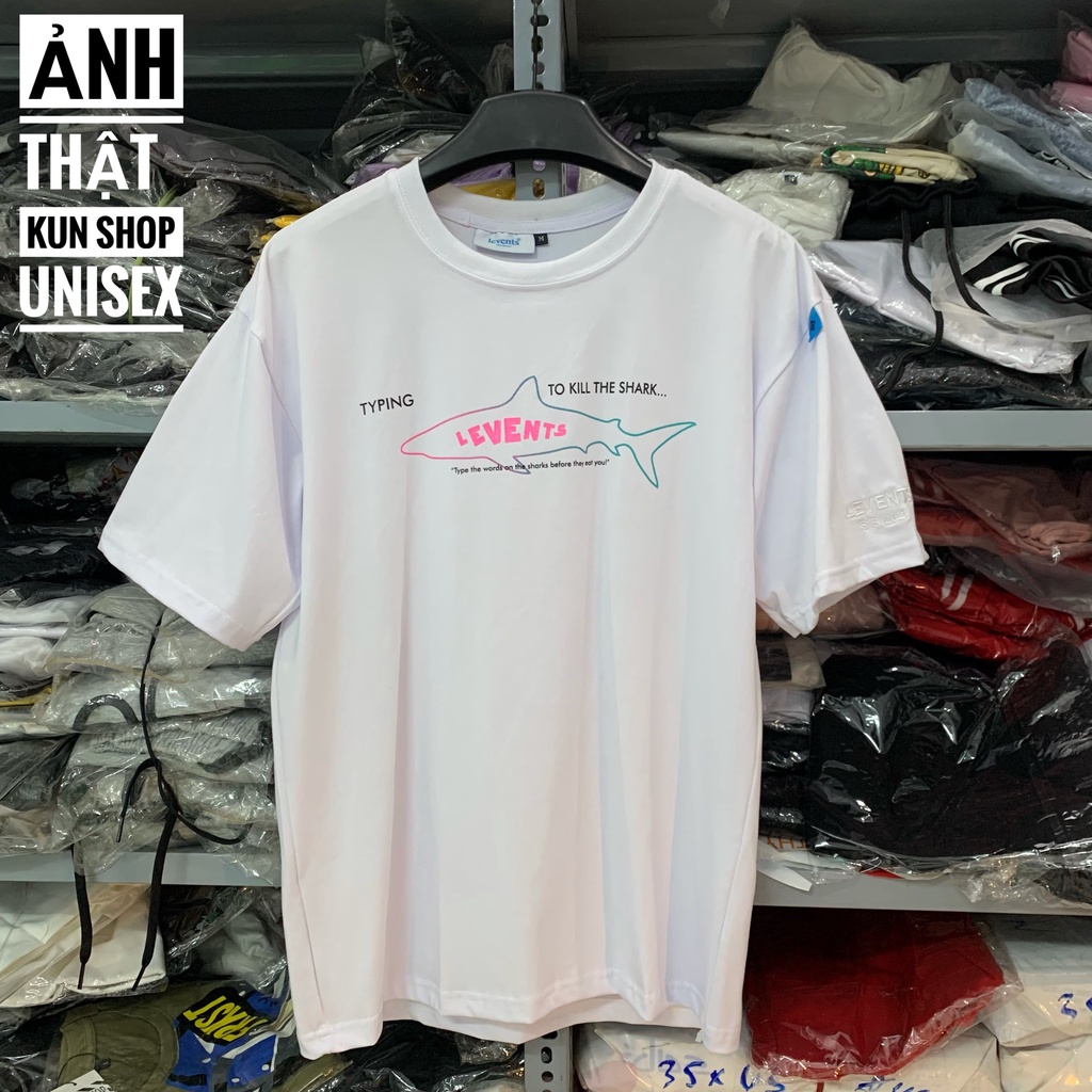 Áo thun Tee Levents Shark Cá mập Nam nữ Full tag hãng | BigBuy360 - bigbuy360.vn