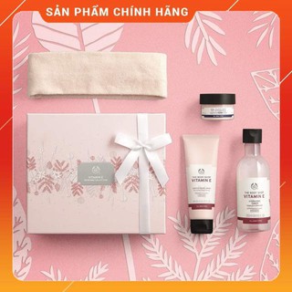 <Hàng auth, bill hãng> Set dưỡng da Vitamin E The Body Shop