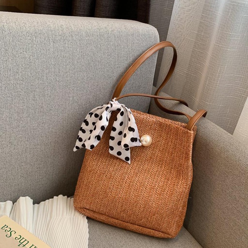 Túi Xách Đan Lát Phong Cách Bohemian Dành Cho Nữ