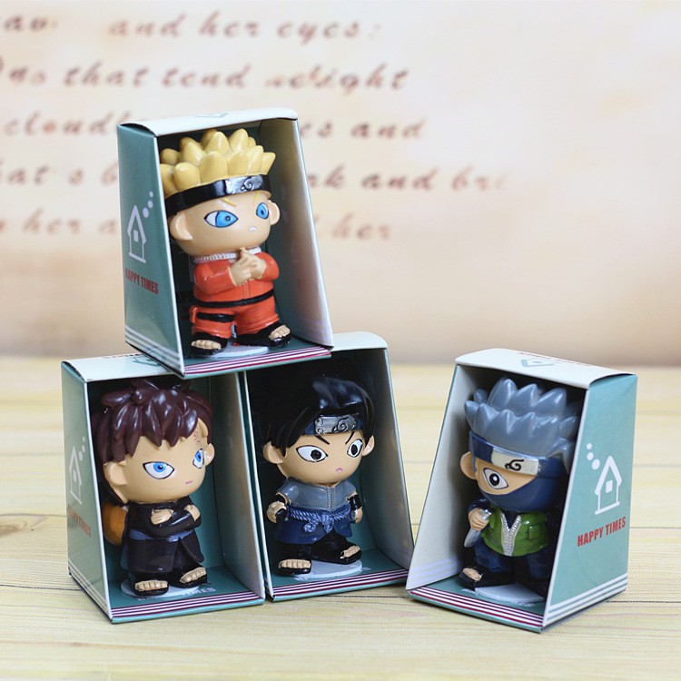 Quà lưu niệm Naruto và các bạn 6 *10 cm Minidoll