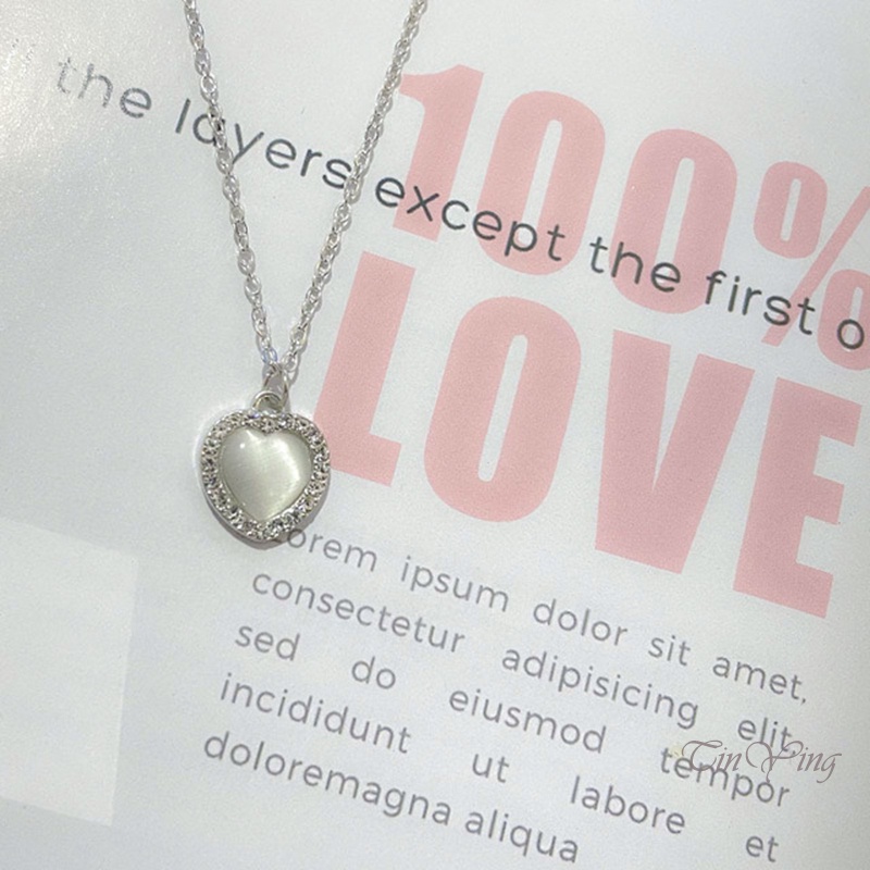 GETNOIVAS Vòng cổ hợp kim mặt hình trái tim phong cách cổ điển cho nữ