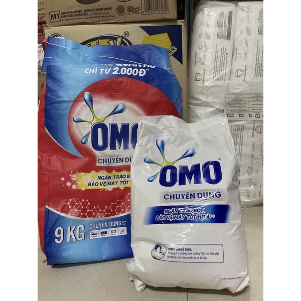 (Tách lẻ) Bột giặt Omo  chuyên dụng túi 4,5kg được tách lẻ từ bao 9kg