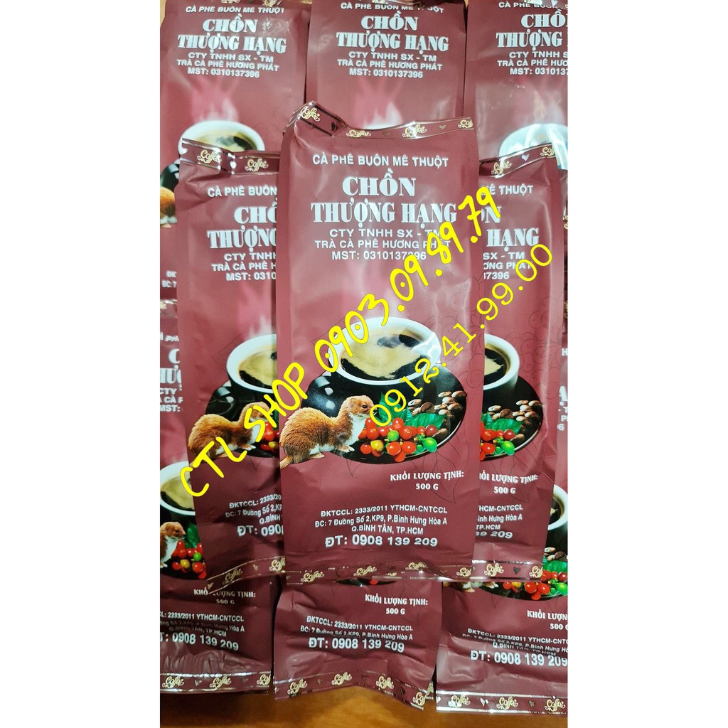 Cafe Chồn Thượng Hạng Cao Cấp_ Gói 500gr | BigBuy360 - bigbuy360.vn