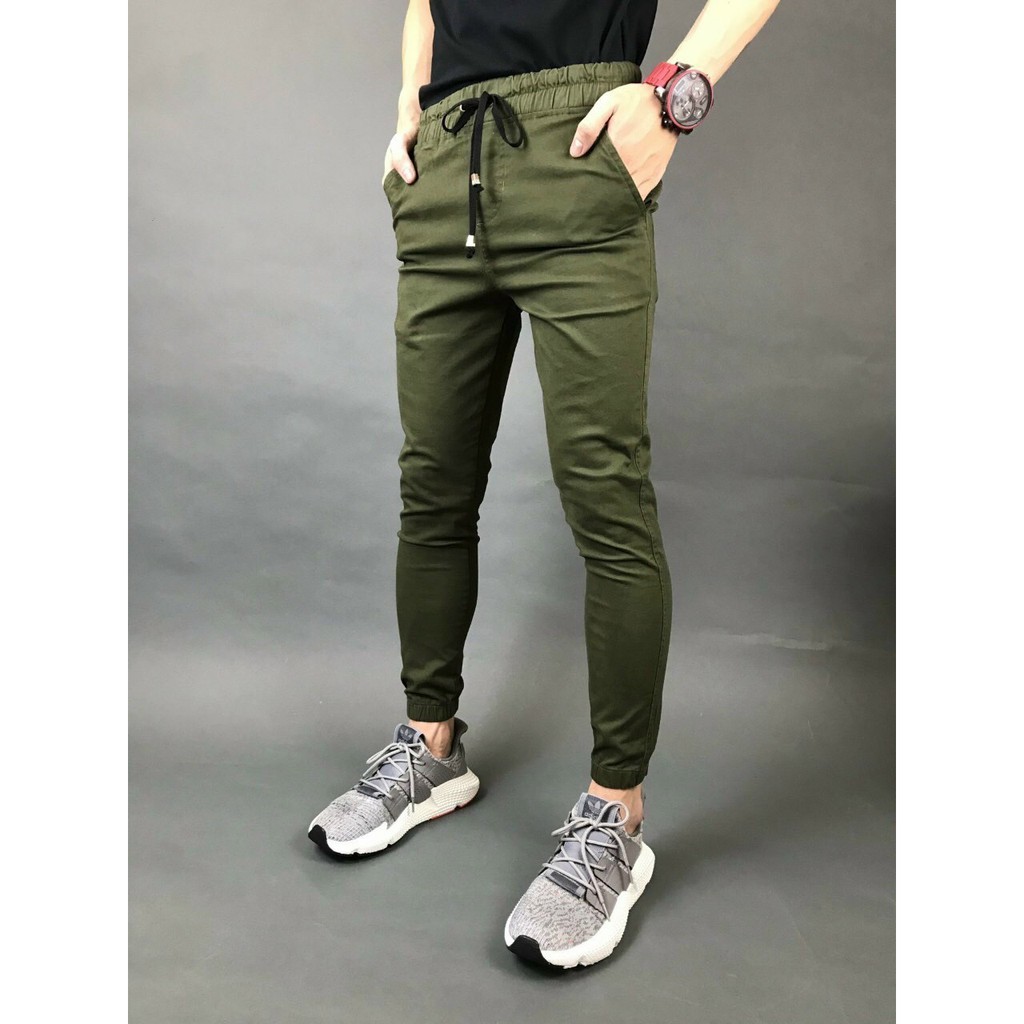 QUẦN JOGGER NAM VẢI KAKI CO GIÃN NHẸ