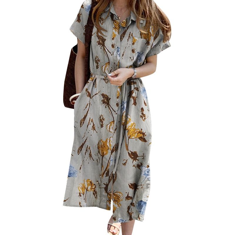 ĐẦM SƠ MI HOA NHẬT