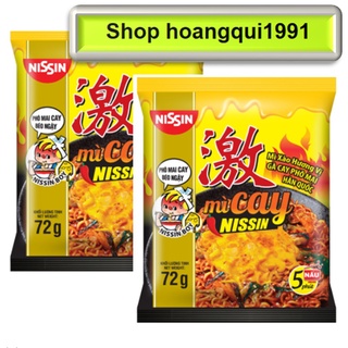 Mì Cay Nissin Chuẩn Vị Hàn Quốc - Combo 10 gói