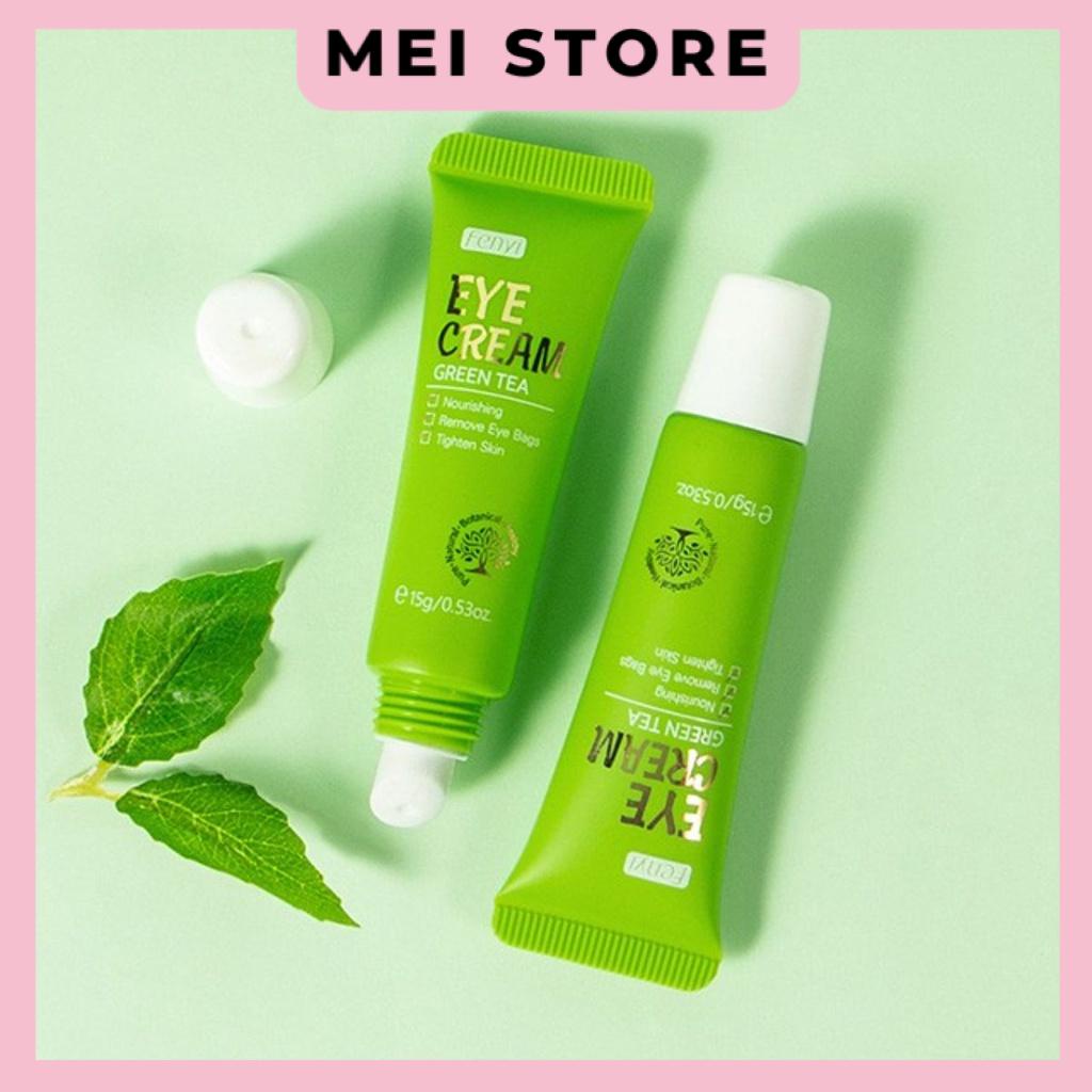 Kem Dưỡng Da Mắt Fenyi EYE CREAM Green Tea Chiết Xuất Trà Xanh Giảm Bọng Mắt 15g