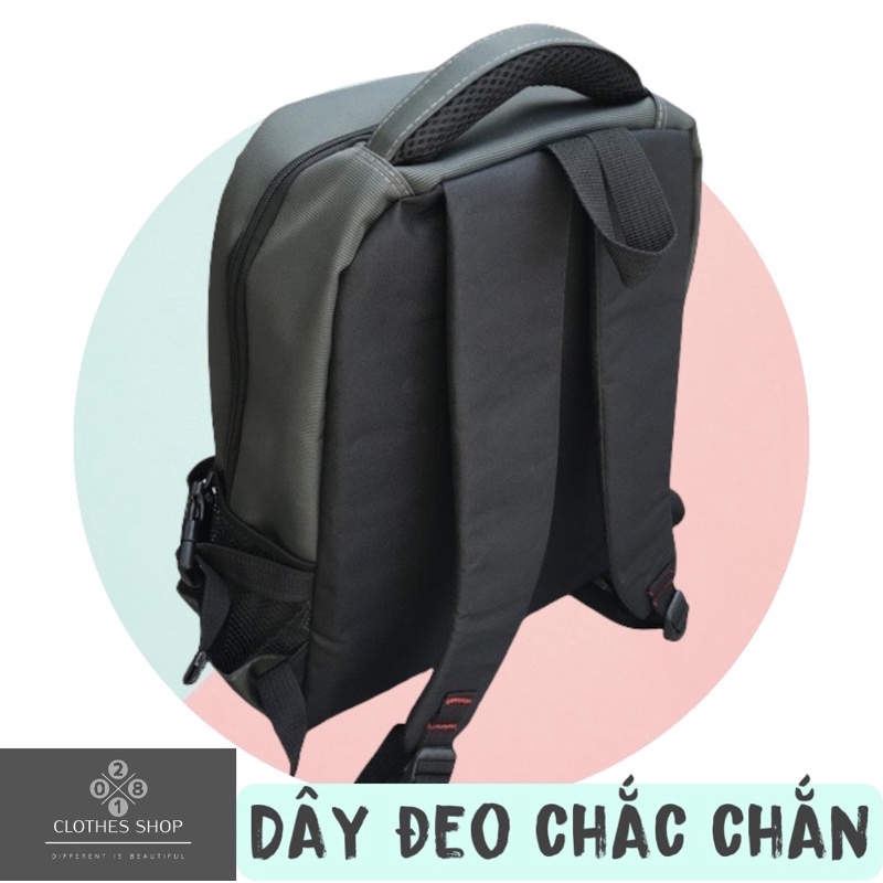 Balo Laptop Backpack 2810 Clothes Shop Balo Đi Học Đi Chơi Cao Cấp Chất Vải Canvas Dày Phong Cách Ulzzang Unisex