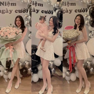 ĐẦM 2 DÂY XÔ REN NỔI