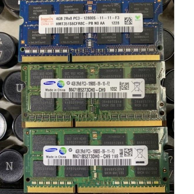 Ram Laptop DDR3 (PC3) 4Gb 8Gb Bus 1066/1333/1600 hàng tháo máy zin, Bảo Hành 3 Năm