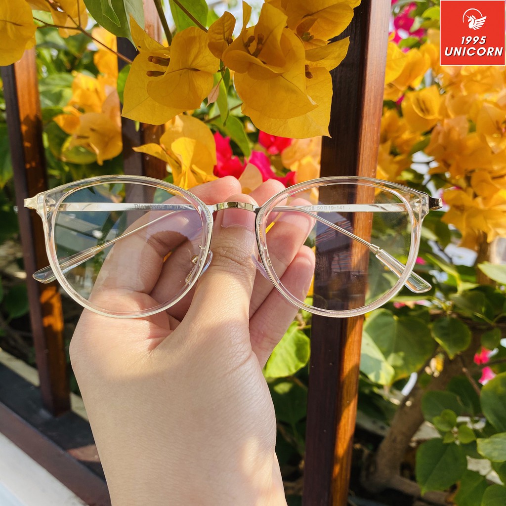 🌺🌺🌺🌺Gọng kính nữ/nam mắt cận, kính mắt, mắt kính thời trang hot trend kim loại 9228