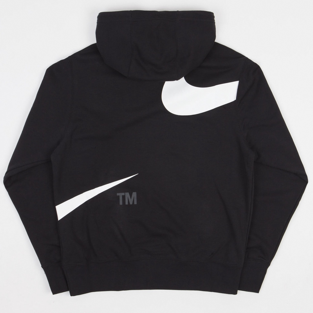 ÁO KHOÁC NIKE SWOOSH BRUSHED HOODIE - BLACK