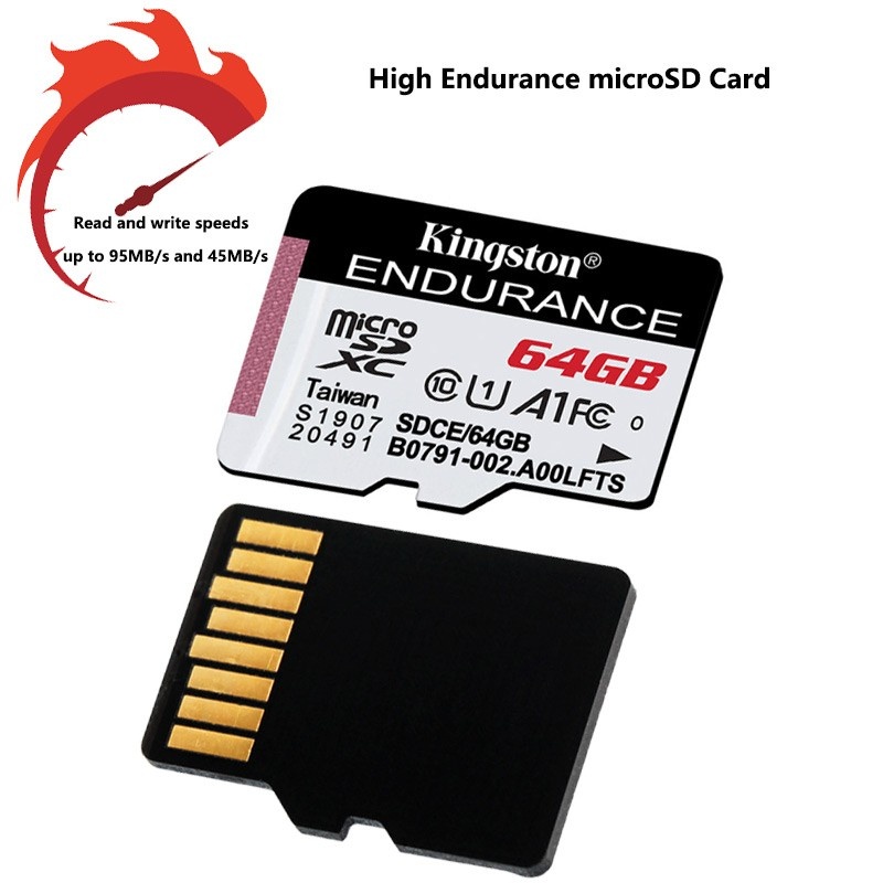 Ready Stock Kingston High Endurance MicroSD Card Class10 64GB 32GB 128GB Memorias Micro SD Fast Delivery