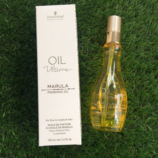 Tinh dầu Schwarzkopf OIL Ultime Marula Finishing Oil 100ml dưỡng tóc sợi mảnh đến trung bình (màu vàng nhạt)