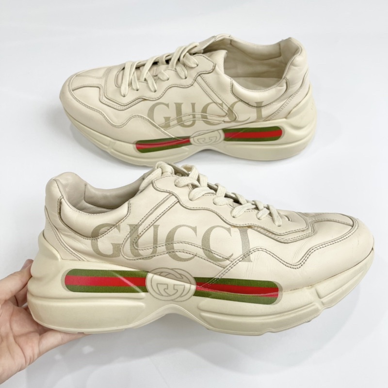 Giày thể thao Gucci Rhyton fake logo size 7G