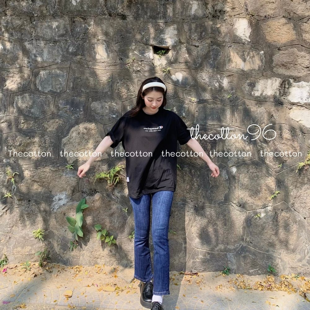 Quần jeans nữ ống loe co giãn quần bò lưng cao ulzzang TheCotton