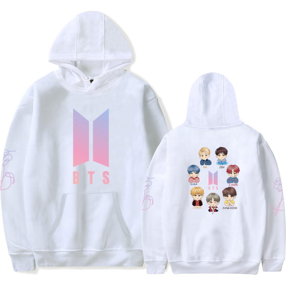 Áo Hoodie Dài Tay In Hình Nhóm Nhạc Bts Dành Cho Nam Và Nữ 115129937