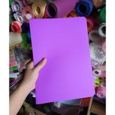 Set 10 tờ bìa màu tím A4 - DL160gsm