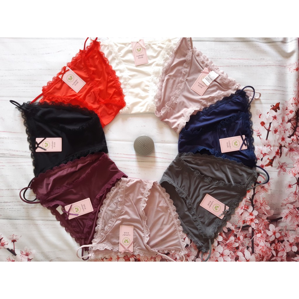 Quần Lót Nữ - 5 Quần Thun Lạnh 2 Dây Ren Đùi - Mã 7207 | BigBuy360 - bigbuy360.vn