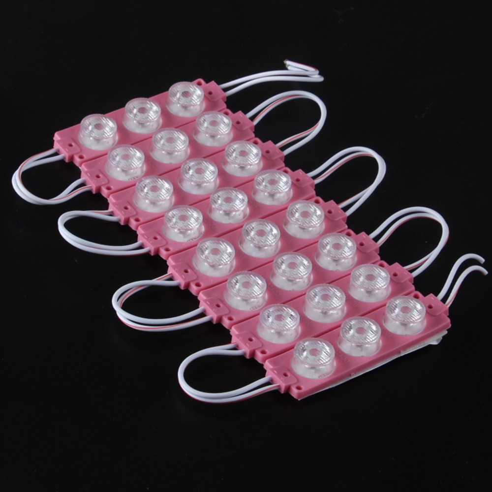 Set 8 Mô-đun đèn 3 LED 12V 24V đánh dấu bên hông siêu sáng cho xe buýt cảnh báo xe tải