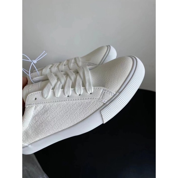 Giày thể thao nữ NTC  Giày Sneaker nữ da Pu đế cao su xuất dư 0922