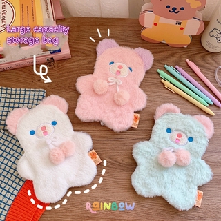 <24h delivery> W&G Hộp Đựng Bút Hình Gấu Bông Đáng Yêu Sức Chứa Lớn