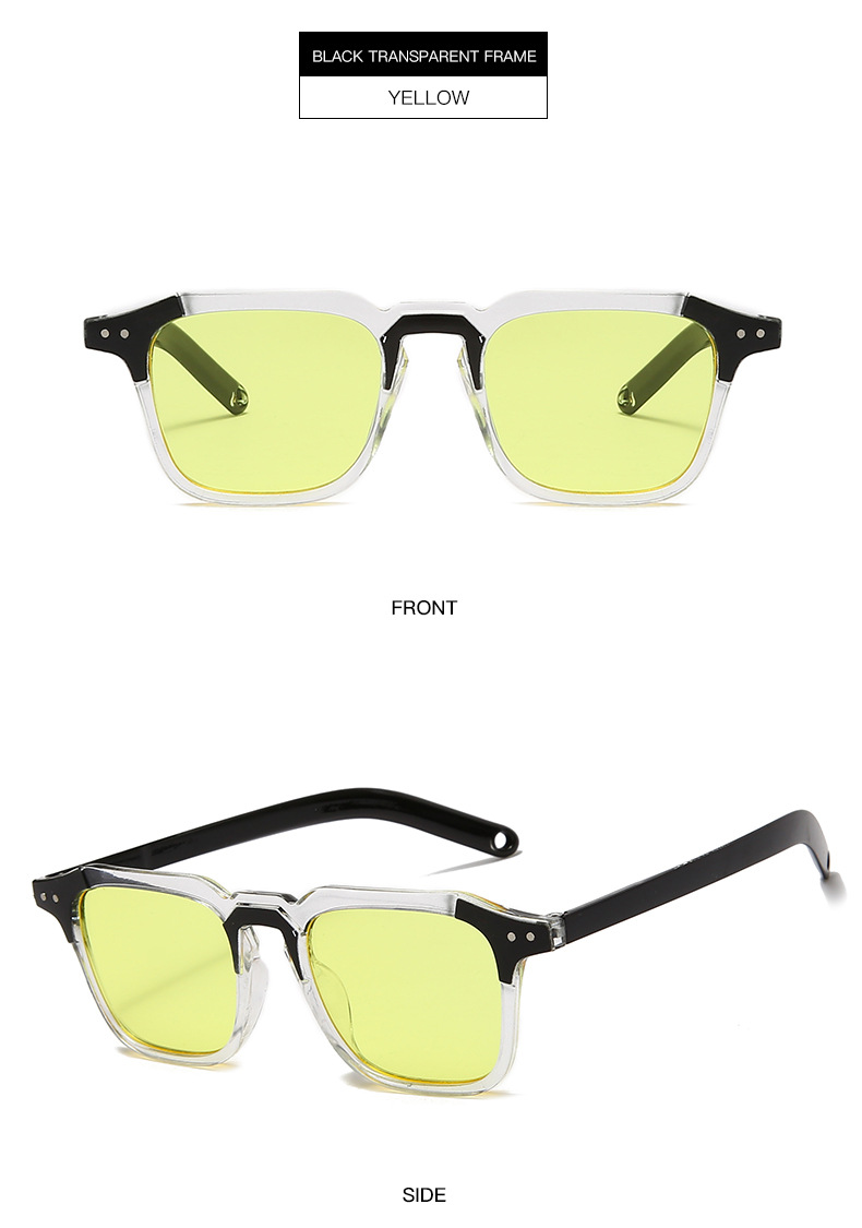 Kính Mát Gọng Vuông Chống Tia Uv400 Thời Trang Cho Nam Nữ | BigBuy360 - bigbuy360.vn