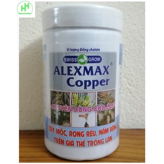 Vi Lượng Đồng chelate ALEXMAX Copper, Chuyên Dùng Cho Hoa Lan, Tẩy Mốc, Rong Rêu, Nấm Bệnh Trên Giá Thể Trồng